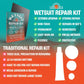 Coco Loco Wetsuit Repair Kit & Wetsuit Shampoo, Easy Iron On Patch & Cleaner For All Neoprene Wetsuits & Drysuit Kit - Coco Loco